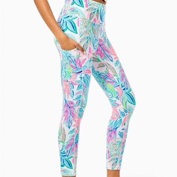 Lilly Pulitzer Weekender High Rise Legging Midi Toucan Do It Better  XXS x 25 - Picture 1 of 7